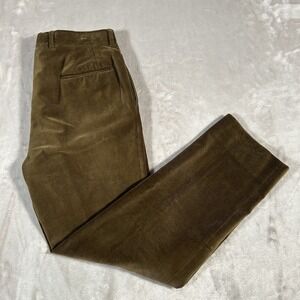 Paul Stuart James Horizontal Corduroy Pants Mens 36x30 Brown Trouser RARE EUC